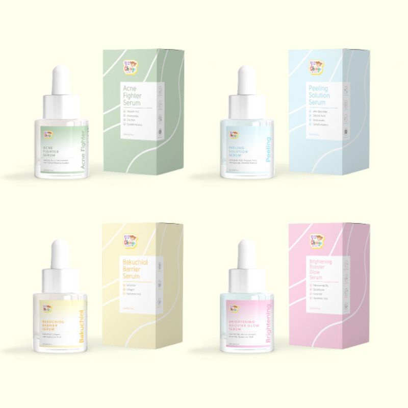 Skincare Yeppu-yeppu by Kiyowo Full Size BPOM Serum Cleanser Toner Facial wash Sunscreen Day cream Night cream Yeppu Serum Chingu Brightening Acne Peelin