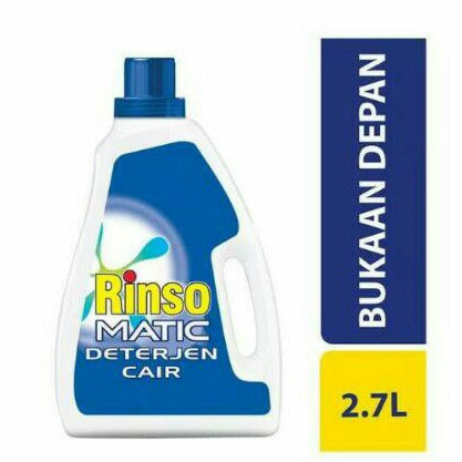 RINSO Matic Front Load Liquid cair Deterjen [2.7 L/ Botol]