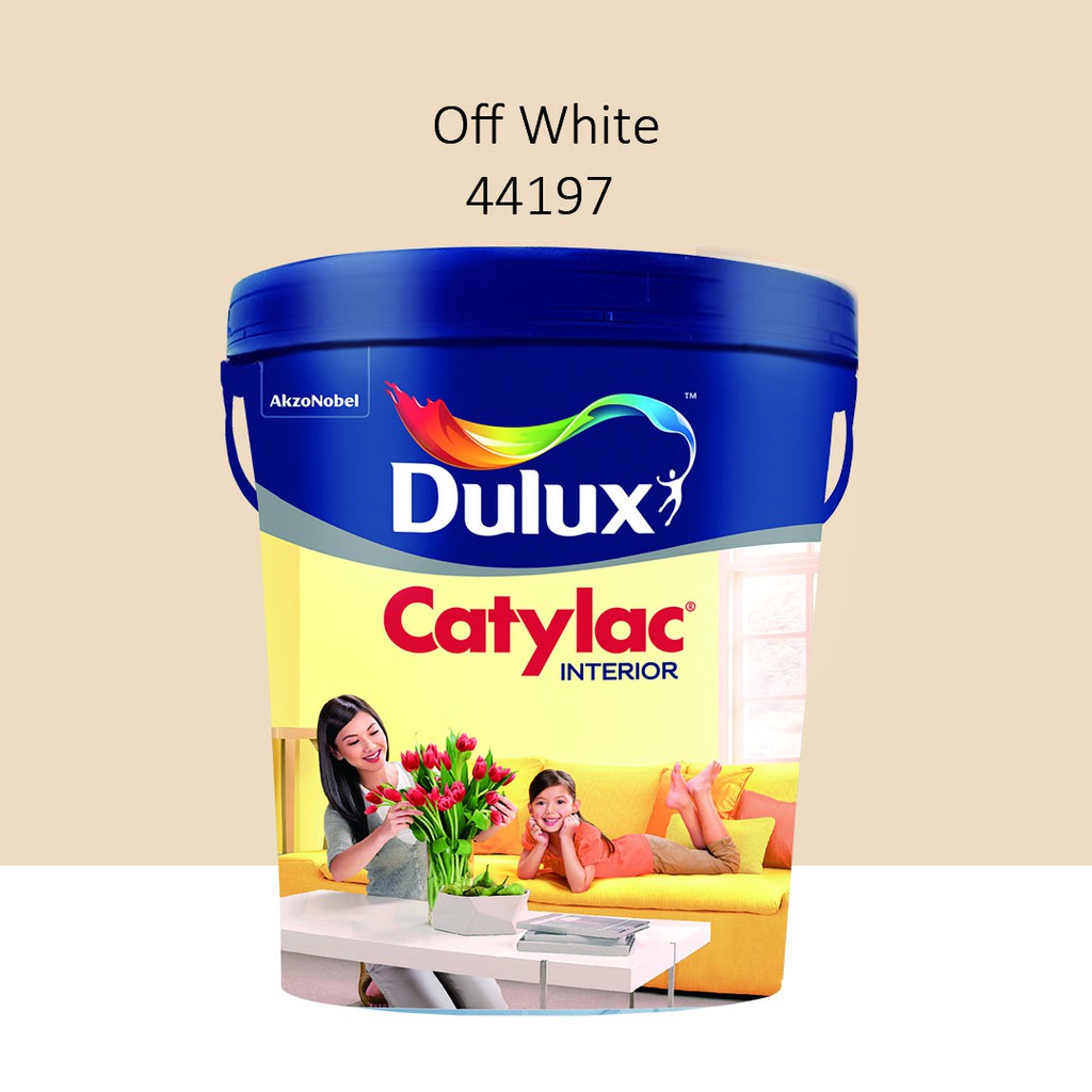 Cat Dinding Dulux Catylac Interior Netto 5 kg - Off White 44197