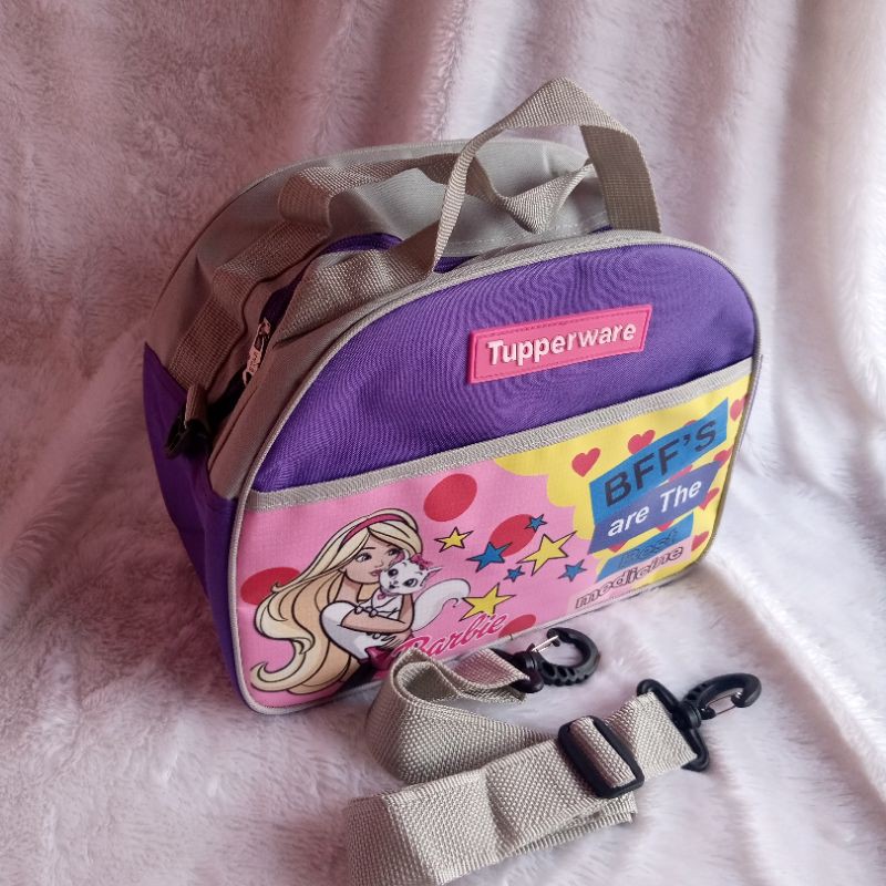 Tas Barbie BFF Tupperware ( Cap Tulisan Tupperware asli Karet) / tas tupperware