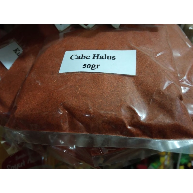 

Cabe Merah Halus 50g/Bubuk Cabe/Bon Cabe/Bumbu Makanan