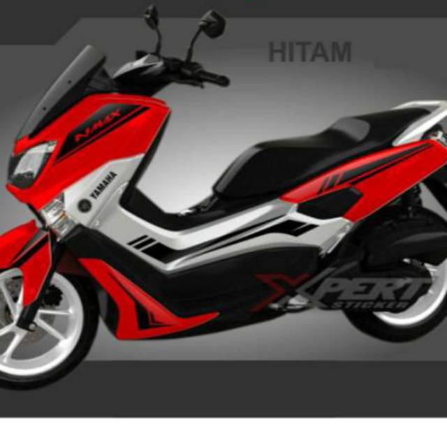 CUTTING STICKER NMAX HITAM