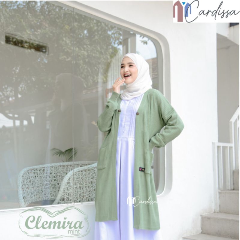 Clemira Cardy Jumbo by Cardissa bahan Knit/Rajut kardigan cardigan Premium