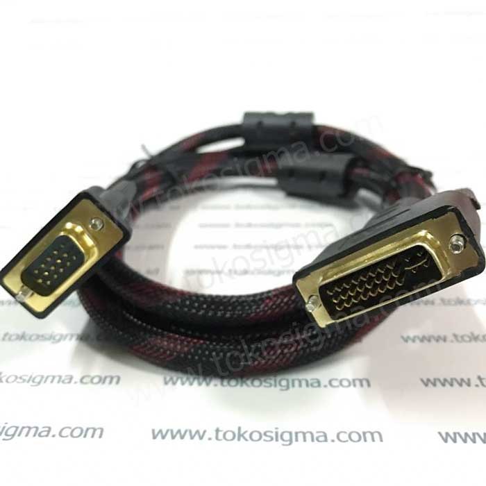 KABEL DVI 24+5 MALE TO VGA MALE 1.5M