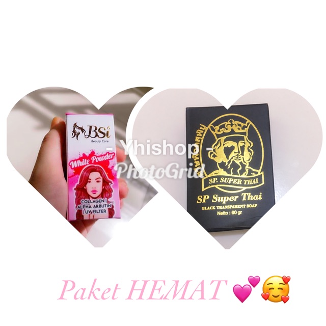 Paket hemat Sabun SP super Thai / whitening powder by BSI
