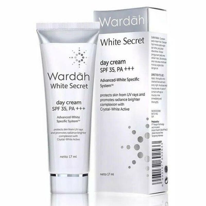 Wardah white secret day cream