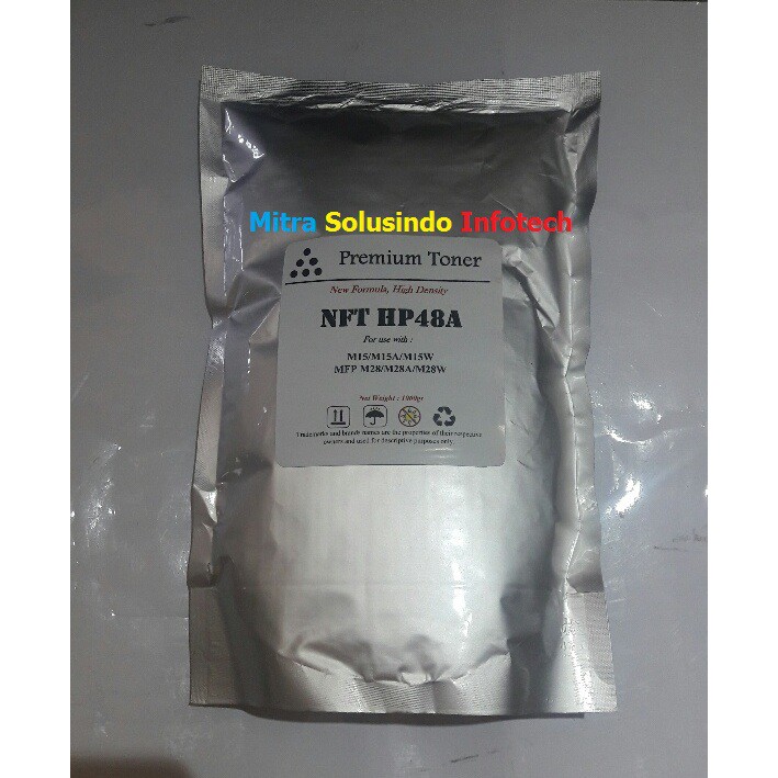 Bubuk Toner Refill Hp 48A M15A M15W M28A M28W