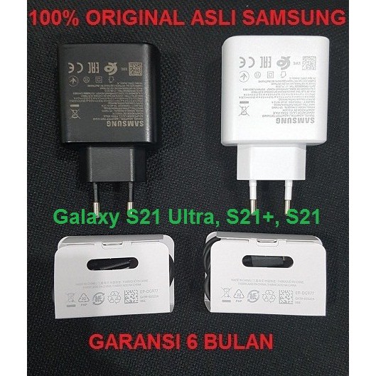 Charger SAMSUNG S21 Ultra S21+ S21 Plus 45W Super Fast Charging Original100%