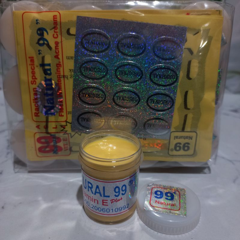 [LUSINAN] CREAM SIANG NATURAL 99 LIST SILVER