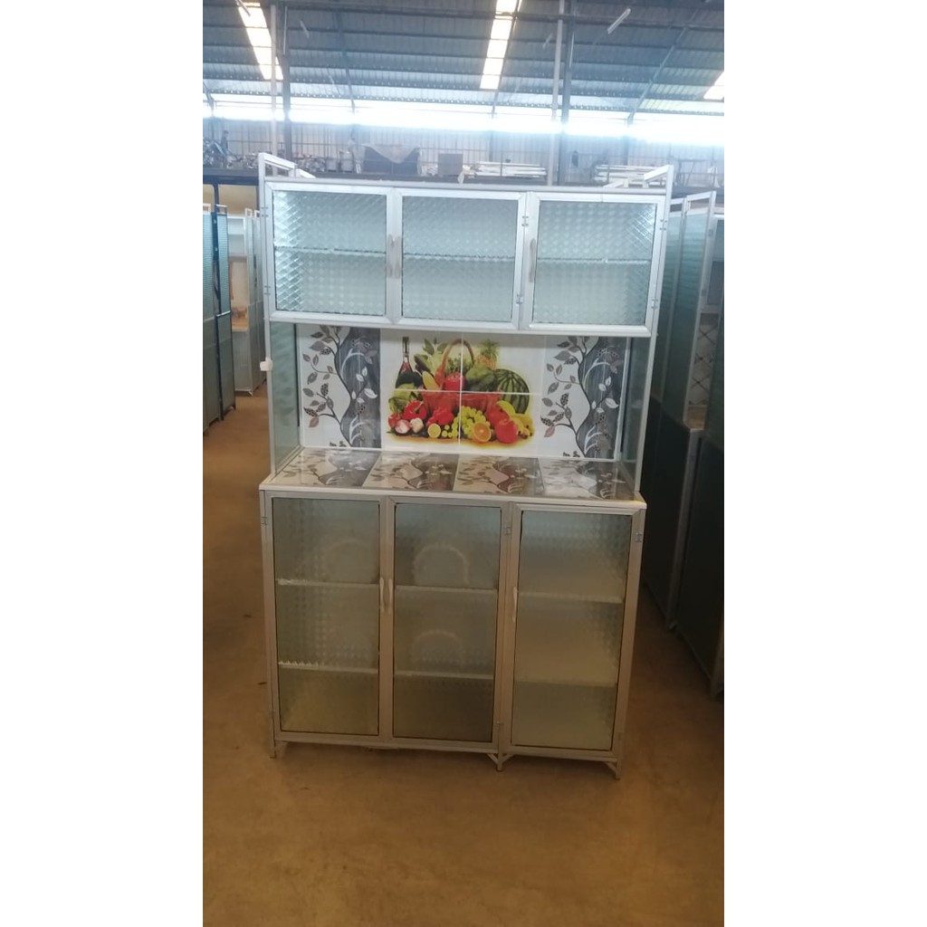 RAK PIRING ALUMUNIUM 3 PINTU