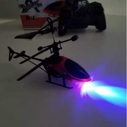 LED Remote Control Helikopter Mainan Mini Remote Control Helikopter Pesawat USB Charger Hadiah Anak-anak-6