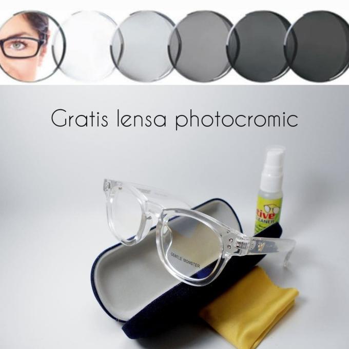 kacamata bening frame clear photocromic