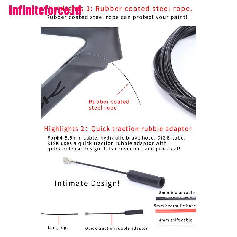 Internal Cable Routing Tool For Bicycle Frame Shift Hydraulic Wire Shifter