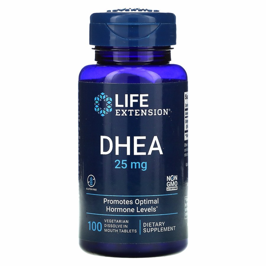 Life Extension DHEA 25 mg 100 Dissolved in Mouth Tablets