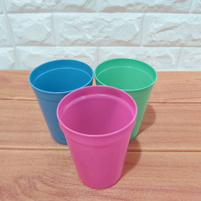 [ TANTOS ] Gelas Baleno / Plastic Glass / Gelas Plastik 350ml