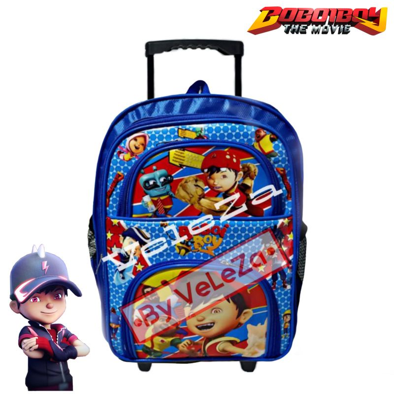 Tas ransel troli anak karakter Boboiboy - tas anak - tas troli