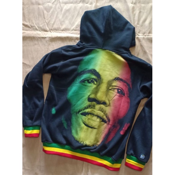 jaket bob marley rasta