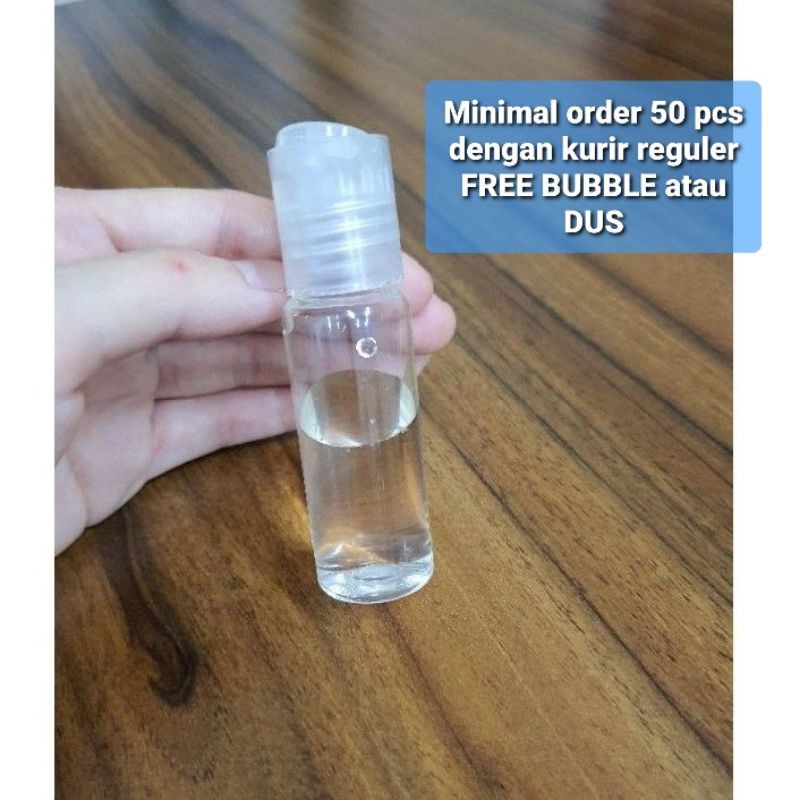 Botol prestop 20ml plastik kecil presstop 20 ml pet pushtop press top disctop