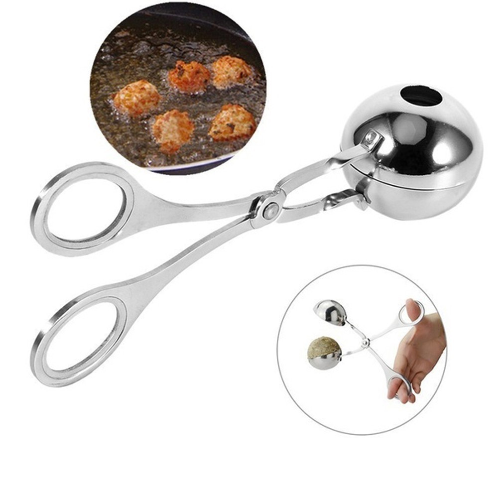 ALAT CETAKAN BAKSO BASO STAINLESS STEEL SCOOP ES KRIM ADONAN DAGING ICE CREAM BOLA PEMPEK LA022S3