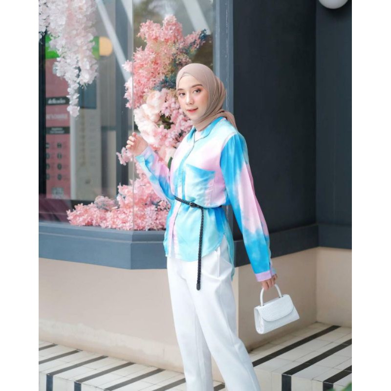 SHIRT KOREA - MOZZA SHIRT - ATASAN WANITA - PAKAIAN TERLARIS - KOREAN STYLE - PAKAIAN WANITA - SHIRT - CASUAL SHIRT