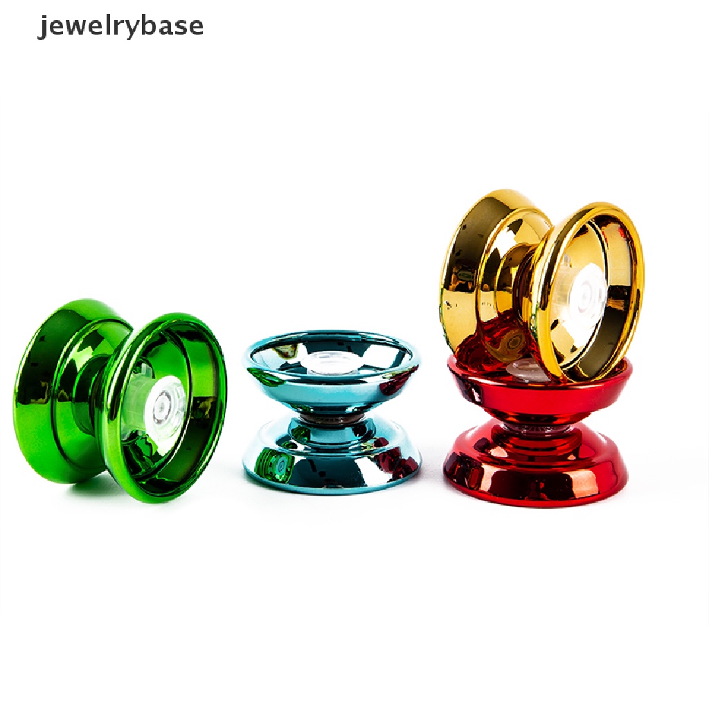 Jewelrybase Mainan Yoyo Ajaib Responsif Kecepatan Tinggi Bahan Aluminum Alloy Dengan Tali