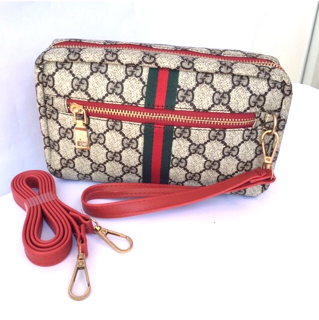 Tas wanita  selempang handbag jumbo kosmetik hp buku tabungan paspor bbo