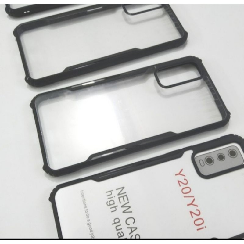 Softcase Clear Armor Bumper Tranaparant VIVO Y20/Y20i New