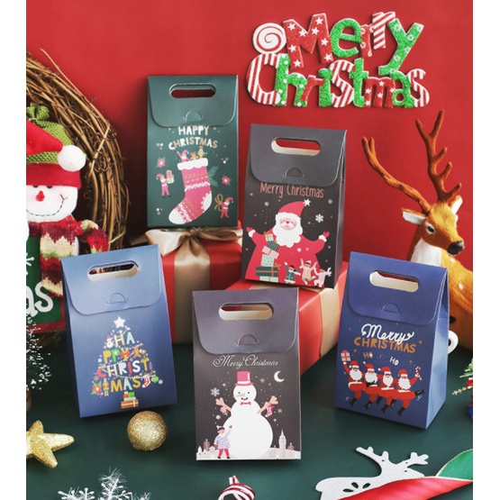 

Box Kotak NATAL JINJING Bingkisan Tukar Kado Christmas SANTA