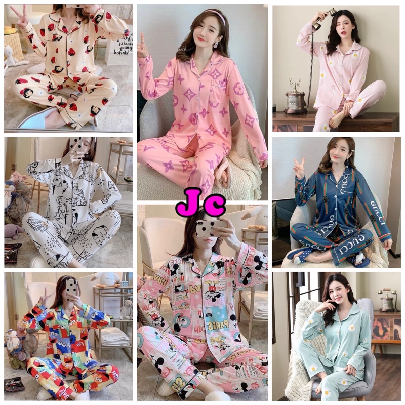JC - Piyama Premium PP / Piyama wanita kekinian / Piyama wanita import murah