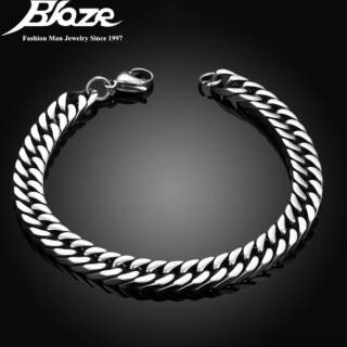  Gelang  Rantai Simple  Firm Stainless Steel Titanium  Pria 