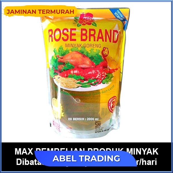 

Rose Brand Cooking Oil Reffil 2 Liter