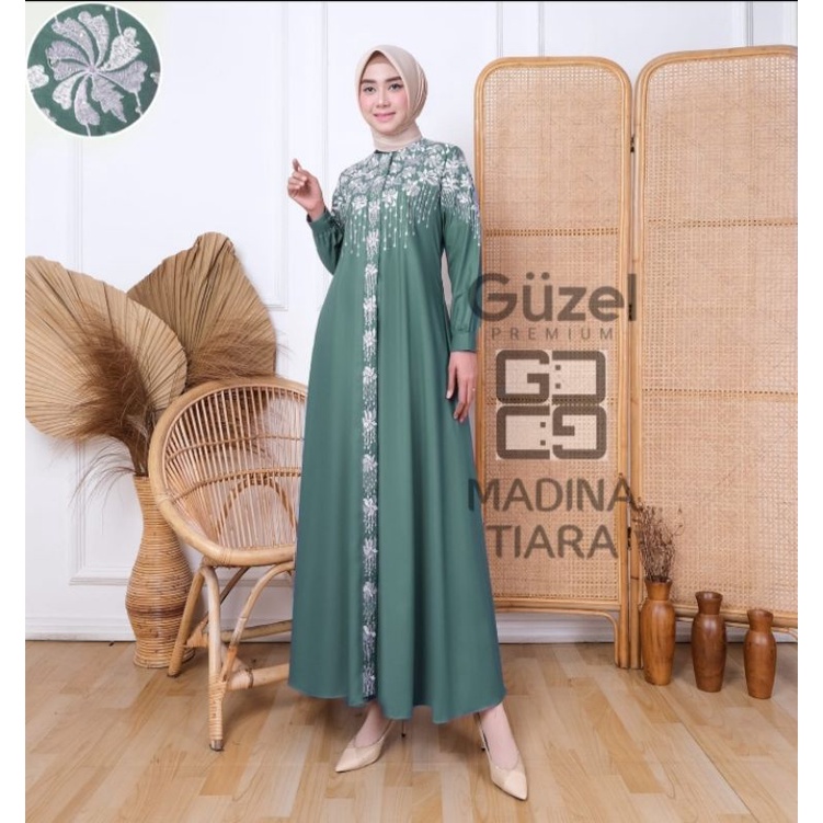 TERBARU||Gamis MADINA TIARA original ( GUZEL) terlaris||kekinian||Gamis Bordir
