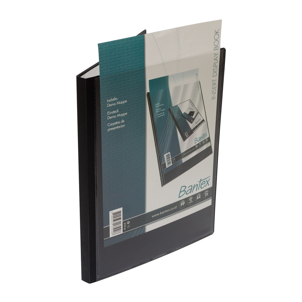 

[Zada] Bantex Insert Display Book A4 (20 pockets) Black 3175 10