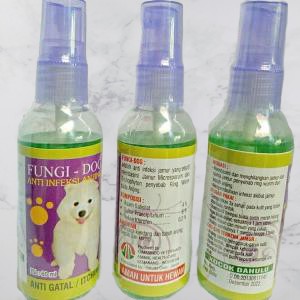 Fungi Dog 60ml Obat Jamur Anjing Spora Ringworm dll Semprot Spray Cair