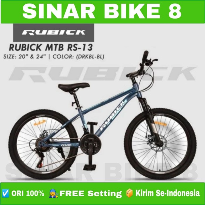 Sepeda Gunung MTB RUBICK RS 13 Ukuran 20'' dan 24'' Inch 21 Speed