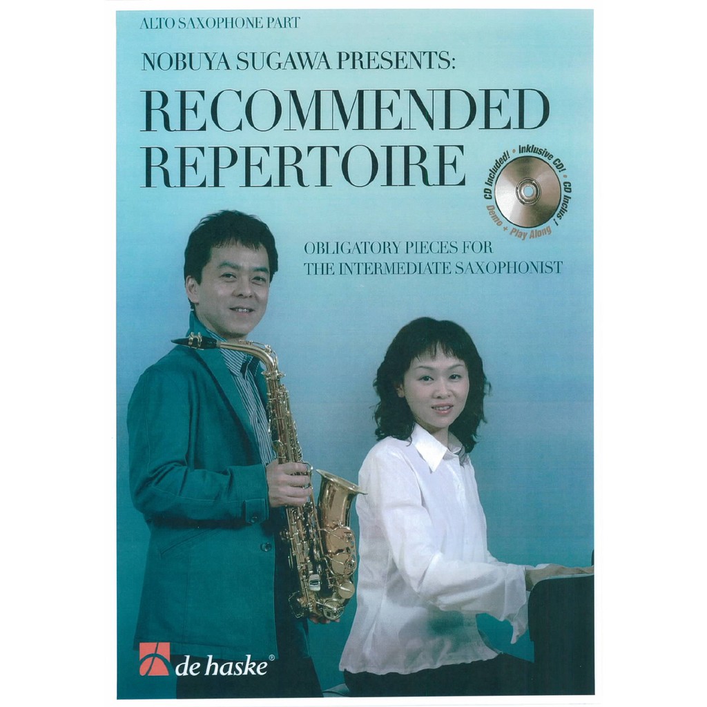 

Buku Saxophone Alto Nobuya Sugawa - Recommended Repertoire - Include CD
