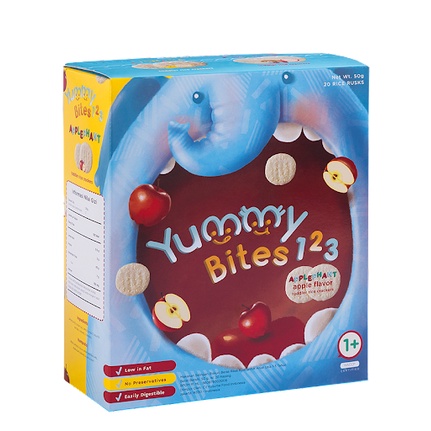 Yummy Bites 123 Snack Bayi 50gr