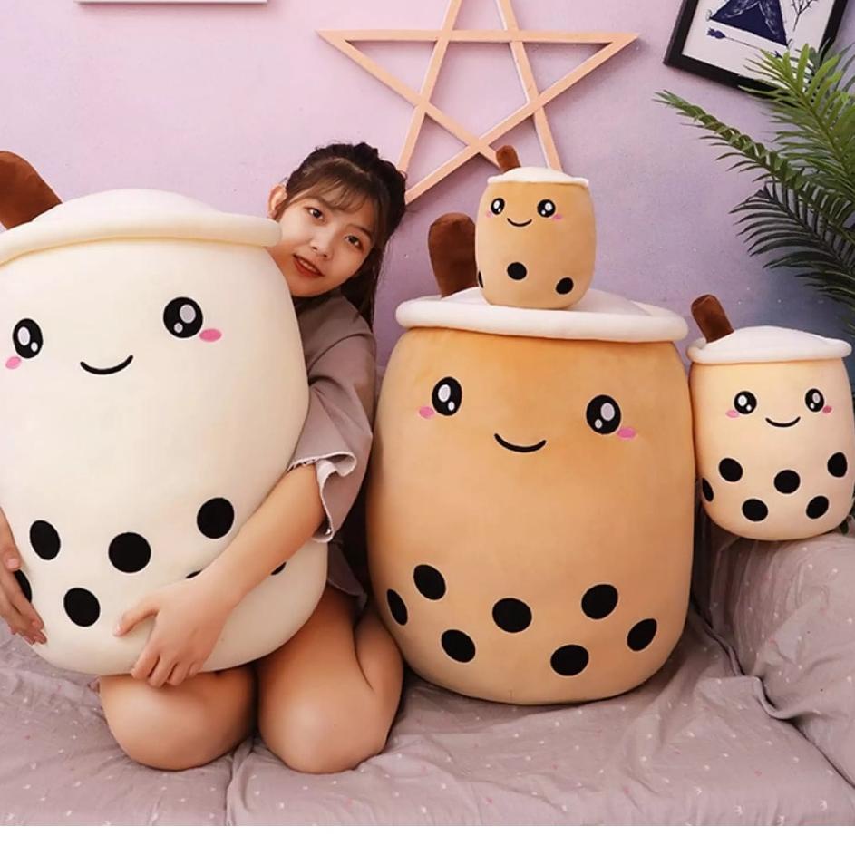 Banyak Dipakai.. Boneka boba jumbo 60cm/boba milk tea isi padat