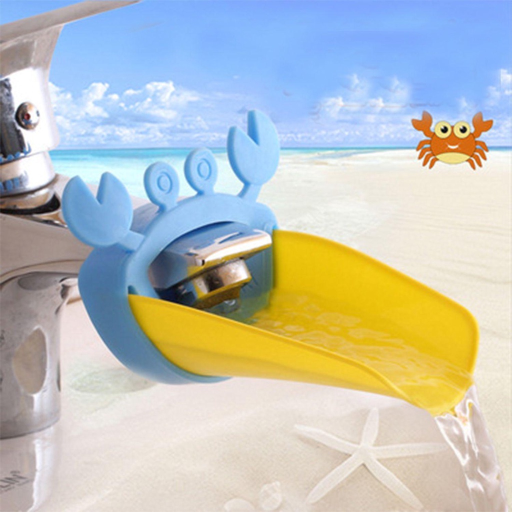 Chookyy Kran Chute Extender Extender Pipa Bahan Pelindung Lingkungan Wastafel Kamar Mandi Anak