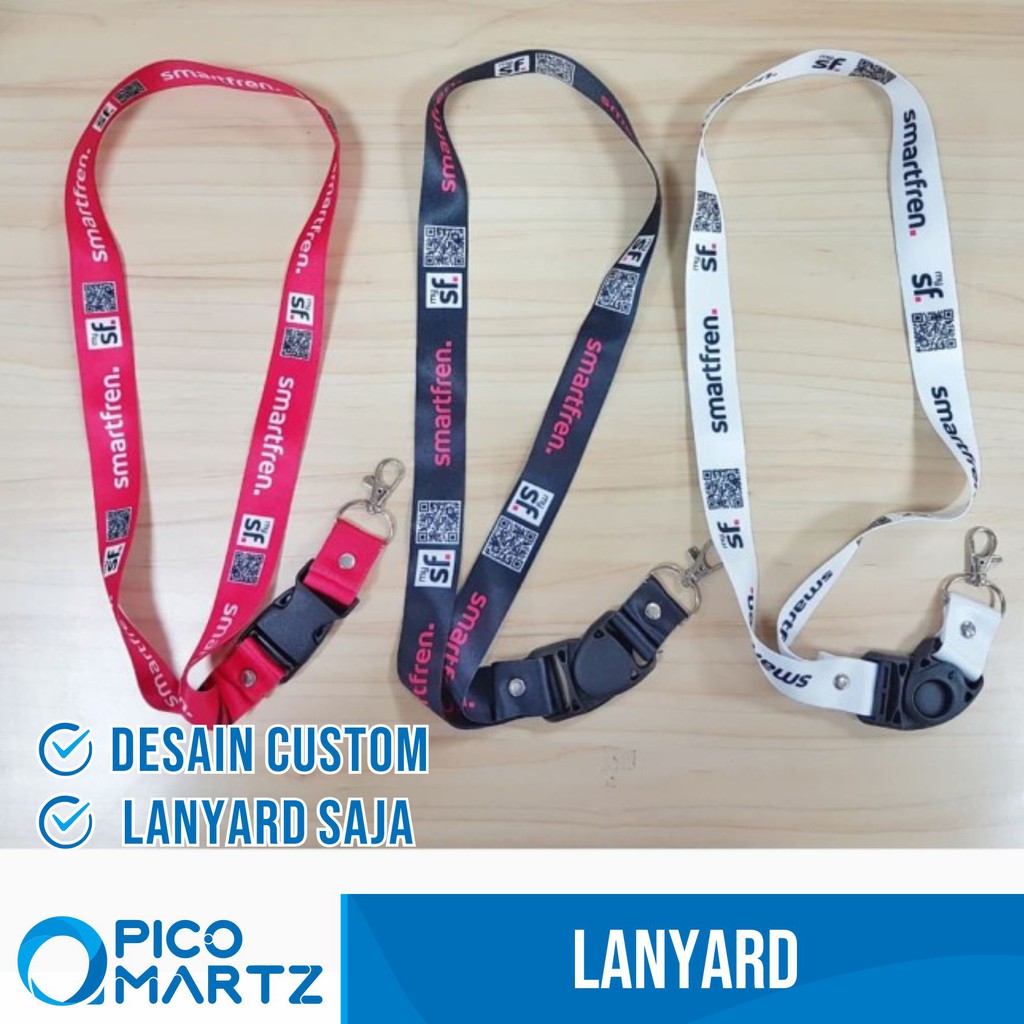 

TALI GANTUNGAN LANYARD 2,5CM CUSTOM - DIGITAL PRINT FULL 2 SISI