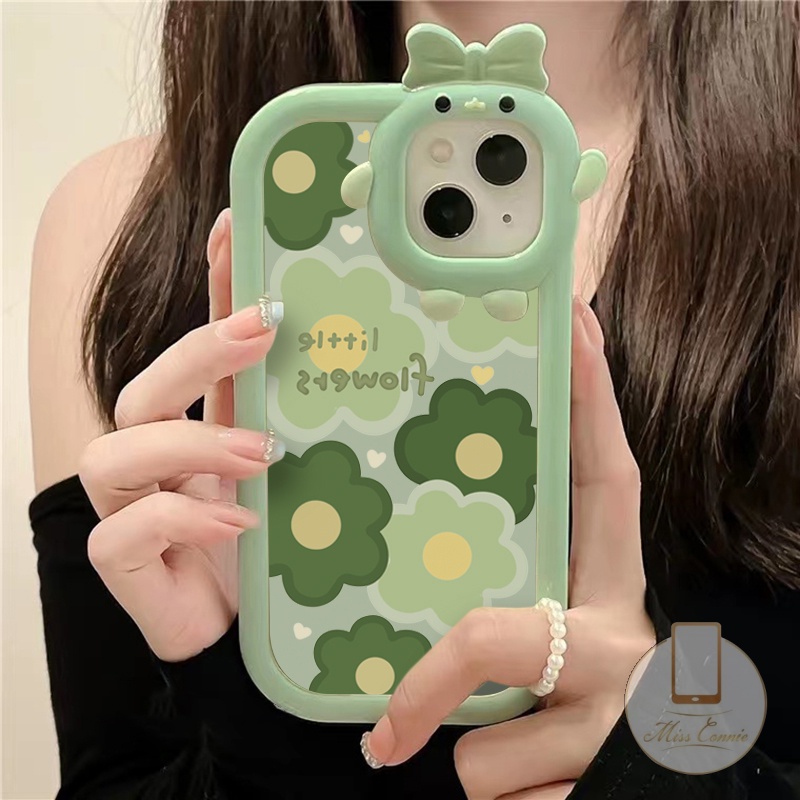 Soft Case TPU Motif Bunga 3D Untuk IPhone 8Plus 7Plus 11 13 12 Pro MAX 14 Pro MAX 6 6S 7 8 Plus XR X XS MAX SE