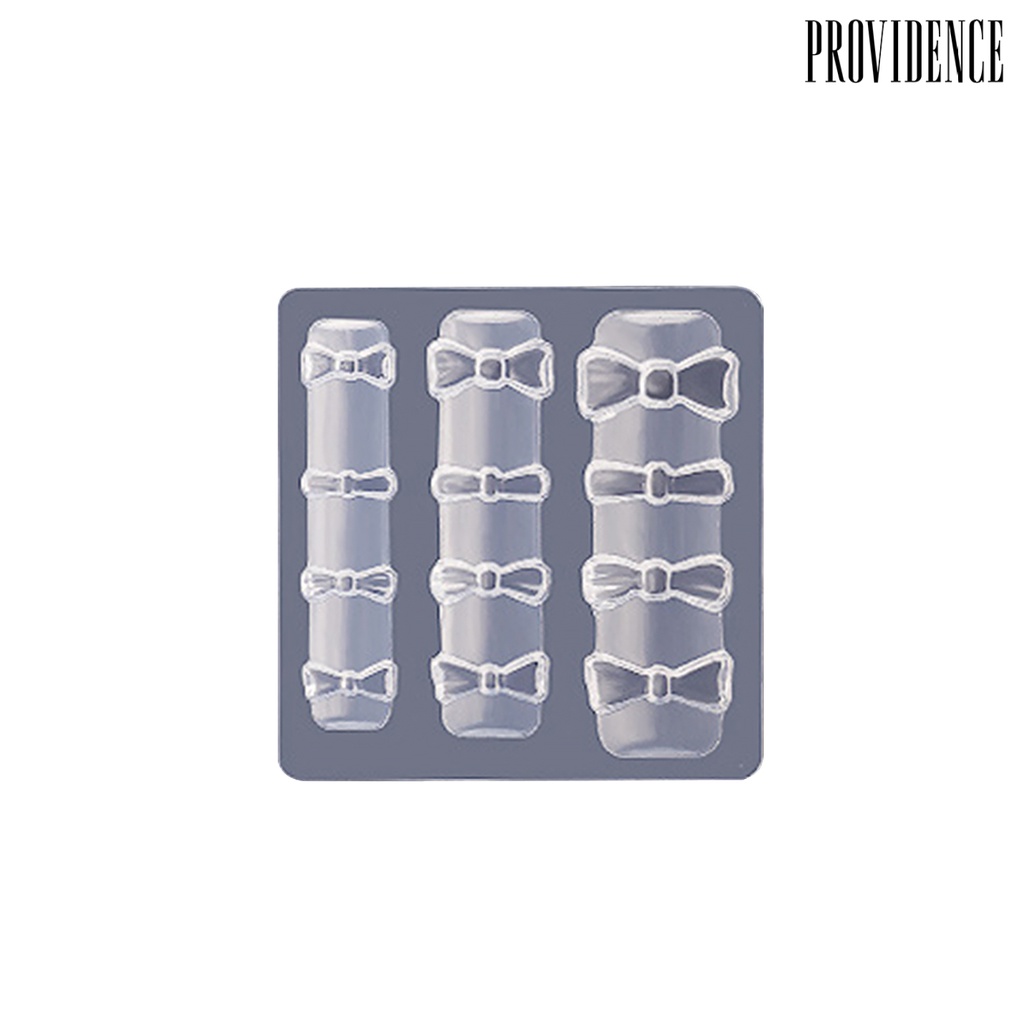 Providence Nail Bowknot Mold Reusable DIY Silicone 3D Manicure Bows Plate for Girl