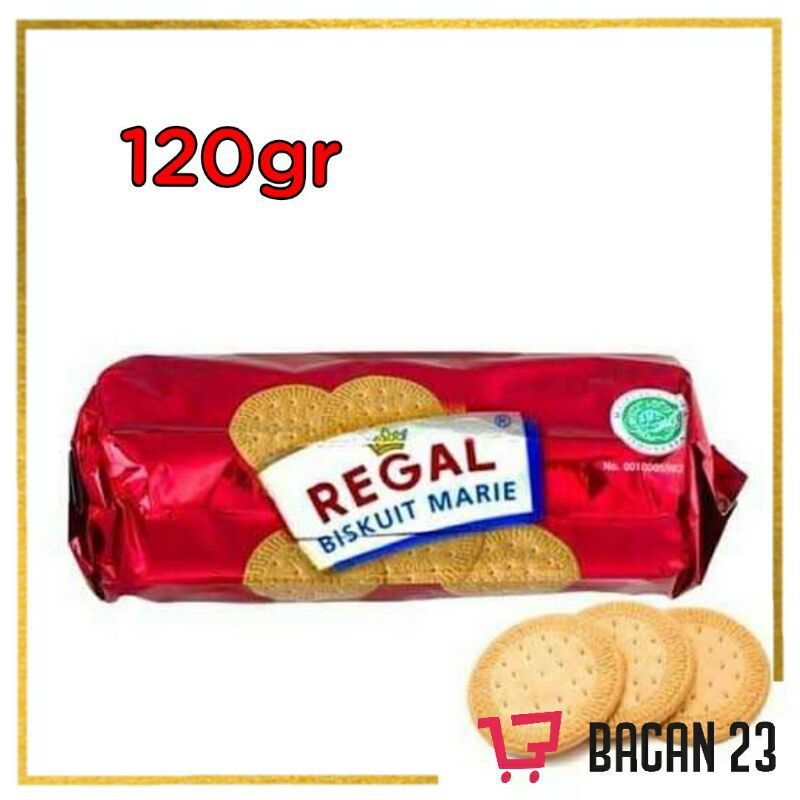 

Regal Marie Biskuit (120gr) / Biskuit Susu Regal / Bacan 23 - Bacan23