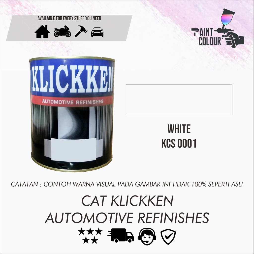 Cat Klickken Automotive Refinishes - White TT KCS 0001S