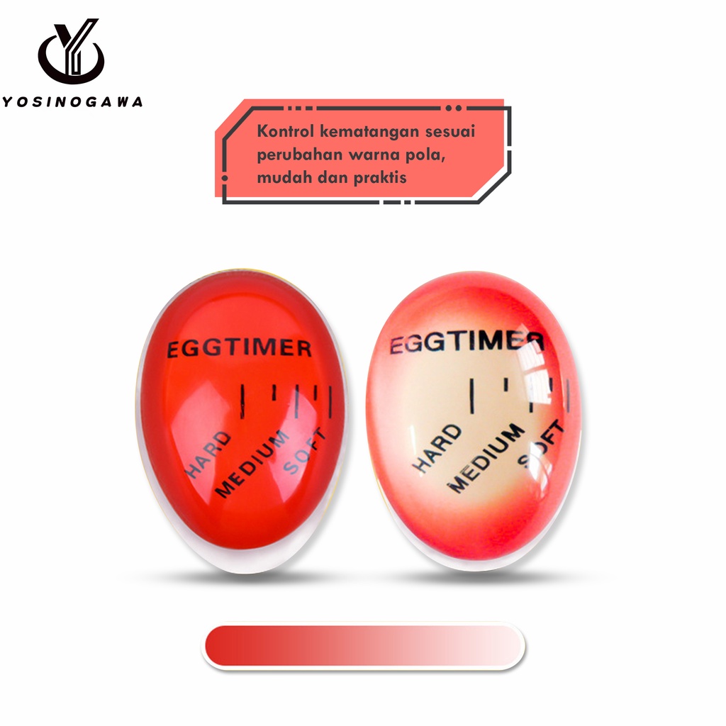 EGG TIMER Perfect Boiled Indicator/ Pengukur Suhu Telur Rebus Kitchen Unik&amp;Lucu-YOSINOGAWA