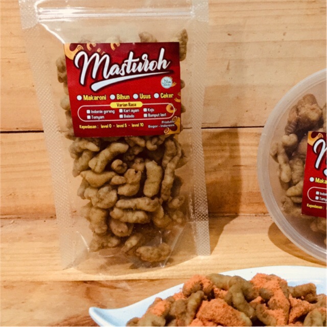 

Keripik Usus 150gr - Masturoh