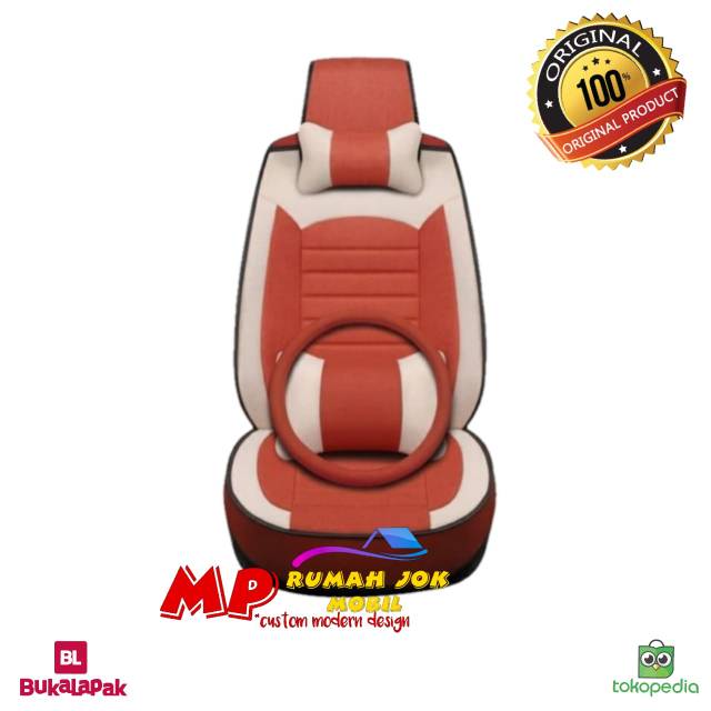 Sarung jok/Cover Jok Mobil Bahan MBtech Agya Brio Sirion Etios Vios City Yaris Jazz datsun go