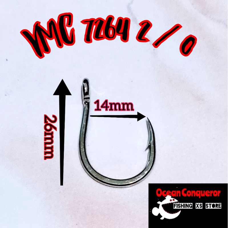 Hook VMC 7264 2/0 isi 100pcs