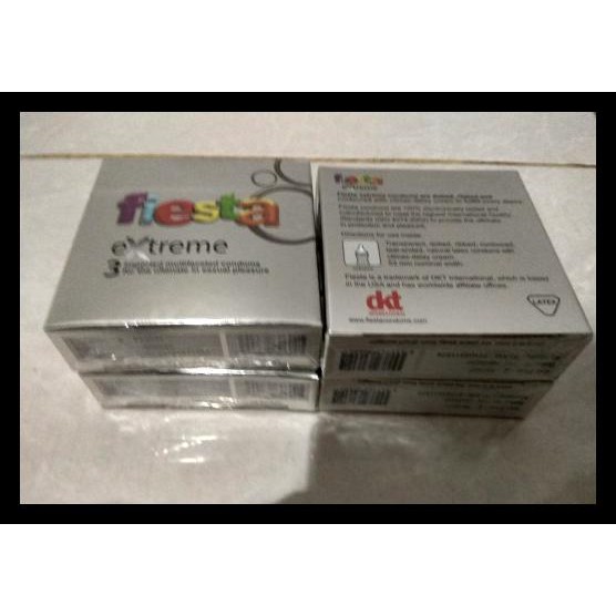 Fiesta Extreme - Kondom Komplit!! (Tahan Lama Bergerigi Berulir Jd 1)