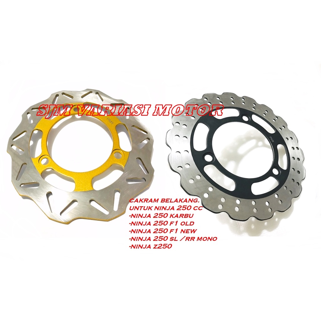 PIRINGAN REAR NINJA 250 F1-Z250 F1-NINJA 250 karbu BELAKANG CAKRAM belakang NINJA 250 karbu-NINJA 250 F1-NINJA z250-NINJA 250SL